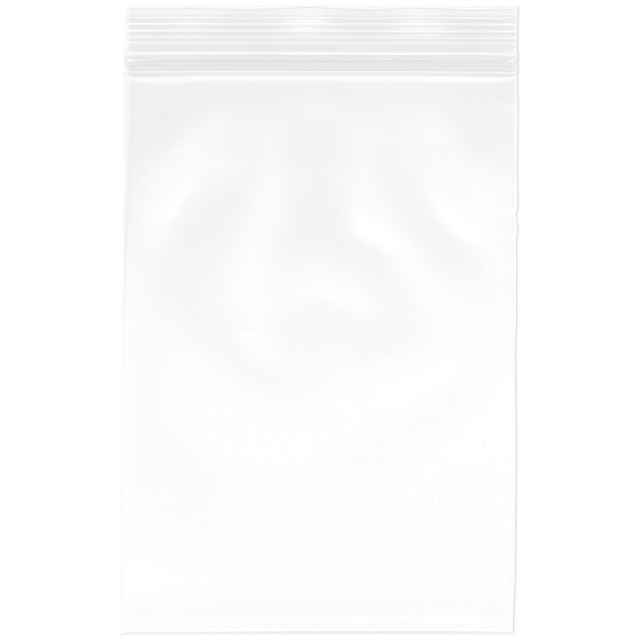 Plymor 5" x 7", 6 Mil Industrial Duty Zipper Reclosable Plastic Bags